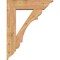 Ekena Millwork Olympic Traditional Smooth Bracket w/ Offset Brace, Western Red Cedar, 7 1/2"W x 28"D x 36"H BKT0806X28X36OLY01SWR - alternate 4